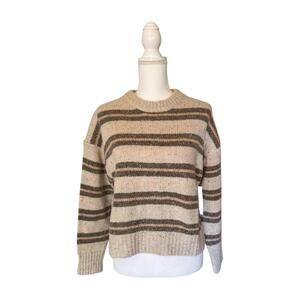 NWT Spiritual Gangster Striped Knit Cropped Sweater, Size XSmall